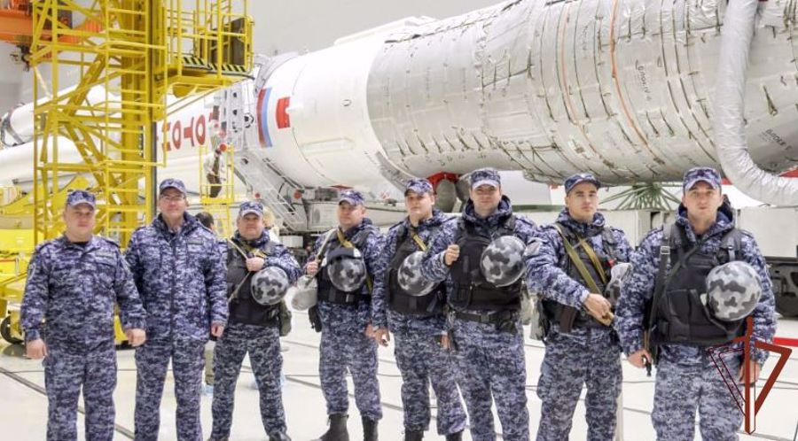 THE ROSGUARD EMPLOYEES TOOK PART IN ENSURING THE SAFETY OF THE LAUNCH OF THE SOYUZ-2.1A LAUNCHING VEHICLE FROM THE BAIKONUR (VIDEO)