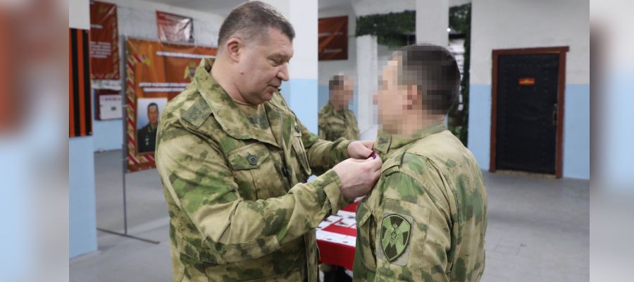 COLONEL GENERAL IGOR ILYASH PRESENTED DEPARTMENTAL AWARDS TO THE ROSGUARDSMEN IN THE AREA OF THE SPECIAL MILITARY OPERATION