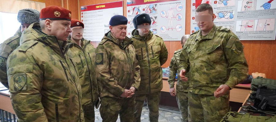 THE DEPUTY DIRECTOR OF THE ROSGUARD LIEUTENANT GENERAL VLADISLAV ERSHOV CHECKED THE INTRODUCTION OF THE SPECIAL MILITARY OPERATION EXPERIENCE IN THE COMBAT TRAINING OF THE ROSGUARDSMEN IN THE LENINGRAD REGION
