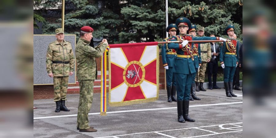 ARMY GENERAL VIKTOR ZOLOTOV PRESENTED THE ORDER OF ZHUKOV TO THE SOUTHERN DISTRICT OF THE NATIONAL GUARD TROOPS OF THE RUSSIAN FEDERATION