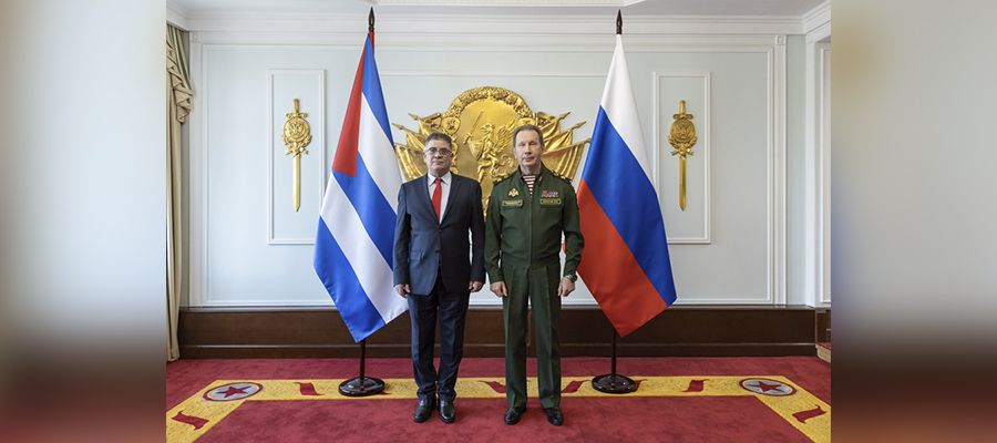 VIKTOR ZOLOTOV AND LAZARO ALBERTO ALVAREZ CASAS DISCUSSED THE ISSUES OF COOPERATION BETWEEN THE ROGUARD AND THE MINISTRY OF INTERIOR OF THE REPUBLIC OF CUBA