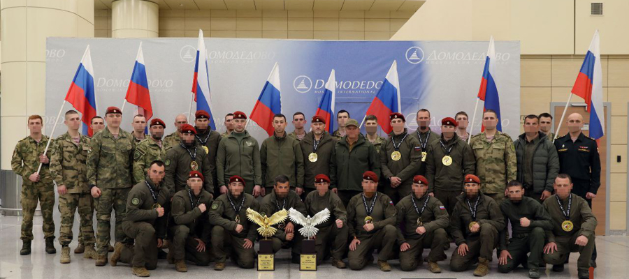 THE ROSSGUARD SPECIAL FORCES TEAM RETURNED FROM KUWAIT WITH MEDALS
